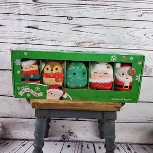 Squishmallows Seasonal Squad 2022 Set of Christmas Plush Toys Sealed BRAND NEW